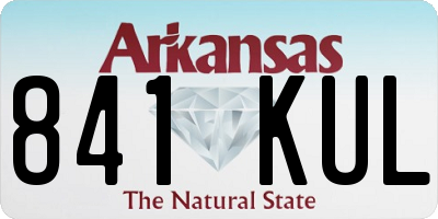 AR license plate 841KUL
