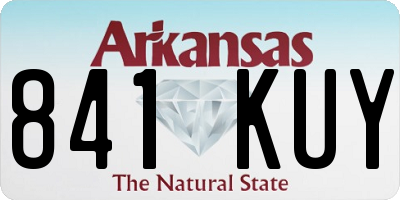 AR license plate 841KUY