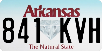 AR license plate 841KVH