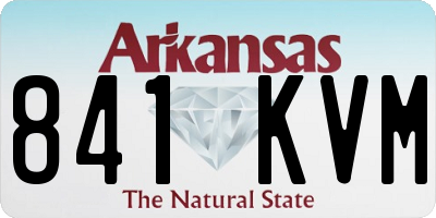 AR license plate 841KVM