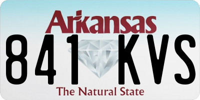 AR license plate 841KVS
