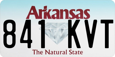 AR license plate 841KVT