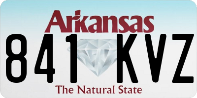 AR license plate 841KVZ