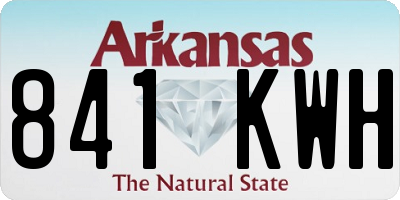 AR license plate 841KWH