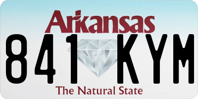 AR license plate 841KYM
