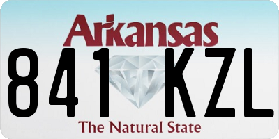 AR license plate 841KZL