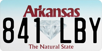 AR license plate 841LBY