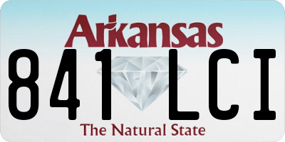 AR license plate 841LCI