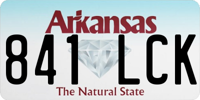 AR license plate 841LCK