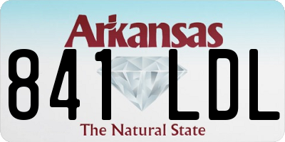 AR license plate 841LDL
