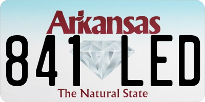 AR license plate 841LED