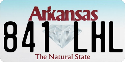 AR license plate 841LHL