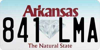 AR license plate 841LMA