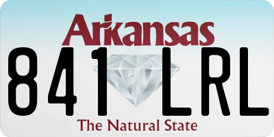 AR license plate 841LRL