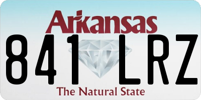 AR license plate 841LRZ