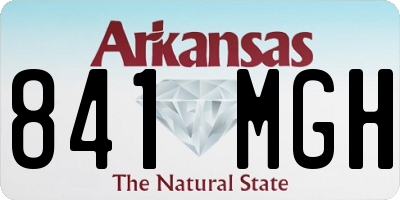 AR license plate 841MGH