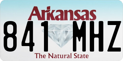 AR license plate 841MHZ