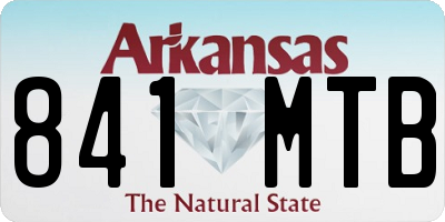 AR license plate 841MTB
