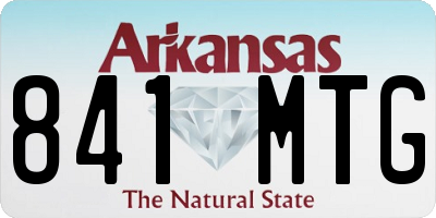 AR license plate 841MTG