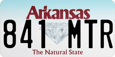 AR license plate 841MTR