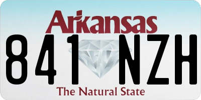 AR license plate 841NZH
