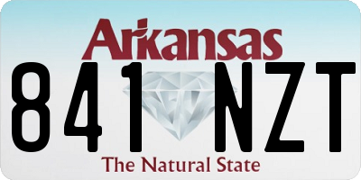 AR license plate 841NZT