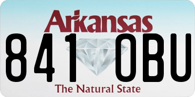AR license plate 841OBU