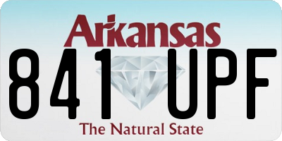 AR license plate 841UPF