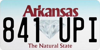 AR license plate 841UPI