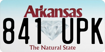 AR license plate 841UPK