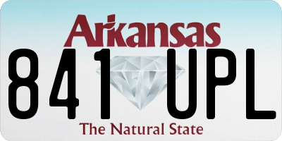 AR license plate 841UPL