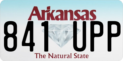 AR license plate 841UPP
