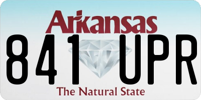 AR license plate 841UPR