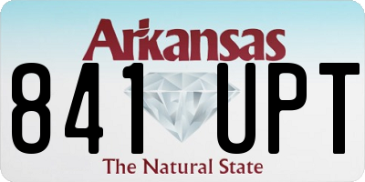 AR license plate 841UPT