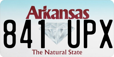 AR license plate 841UPX