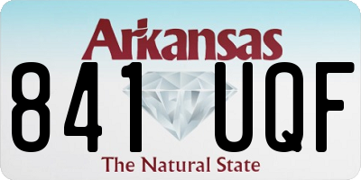AR license plate 841UQF