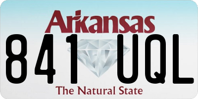 AR license plate 841UQL