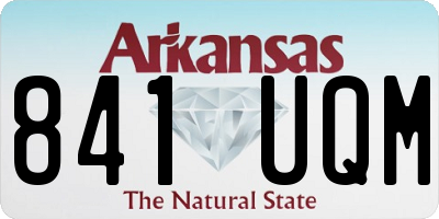 AR license plate 841UQM
