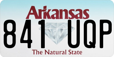 AR license plate 841UQP