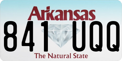 AR license plate 841UQQ