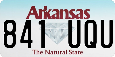 AR license plate 841UQU