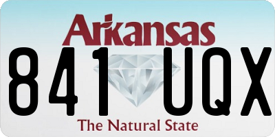 AR license plate 841UQX