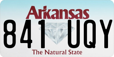 AR license plate 841UQY