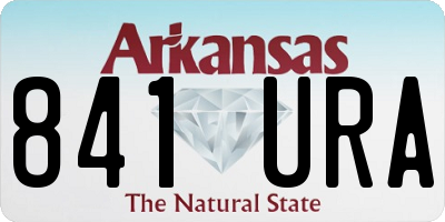 AR license plate 841URA