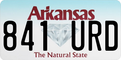 AR license plate 841URD