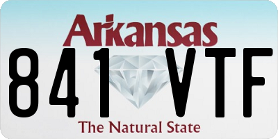 AR license plate 841VTF