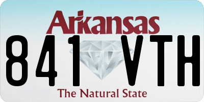 AR license plate 841VTH