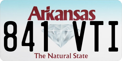 AR license plate 841VTI