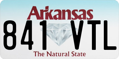 AR license plate 841VTL