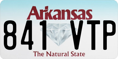 AR license plate 841VTP